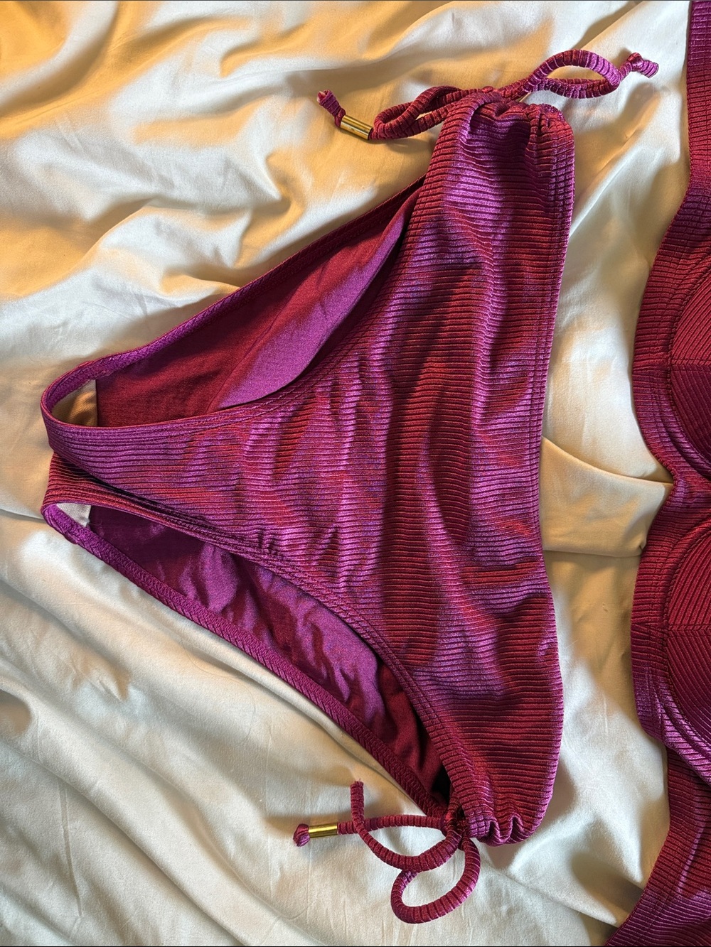 Pour Moi bikini set size large (14) bottoms and 36DD top in good used condition - Picture 2 of 9